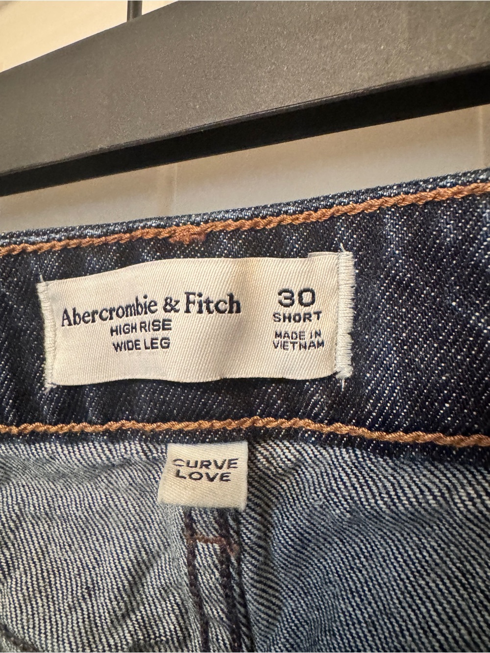 Abercrombie & Fitch Women’s curve love high rise wide leg - Picture 3 of 3